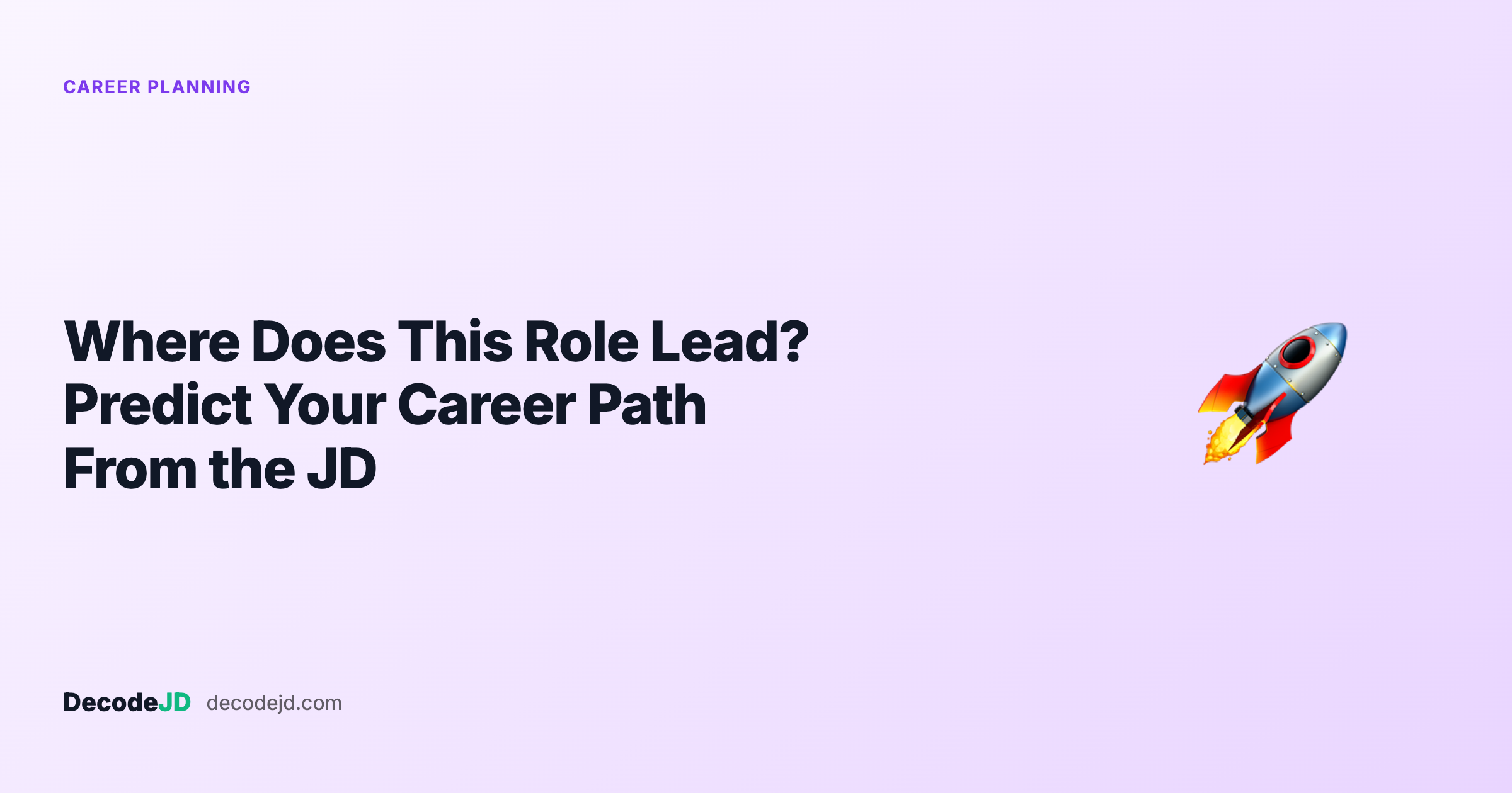 Where Does This Role Lead? Using Job Descriptions to Predict Your Career Path